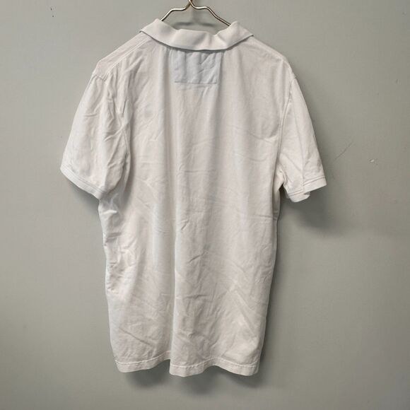 Banana Republic Men Polo Grey Elephant Collar Shirt Size XL small stain on front - Picture 2 of 7